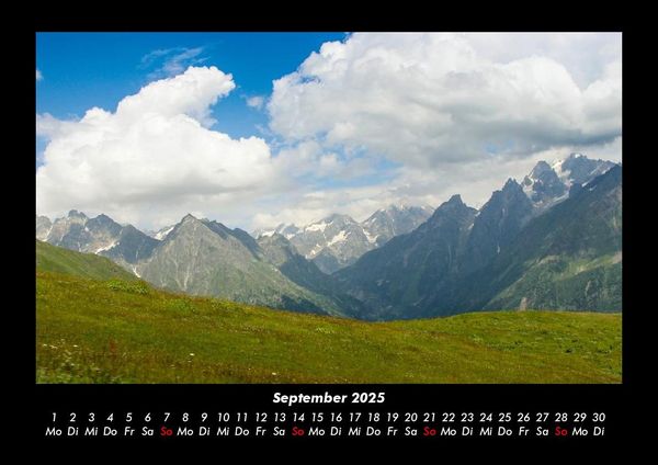 Produktbild: Bergige Welten 2025 Fotokalender DIN A3