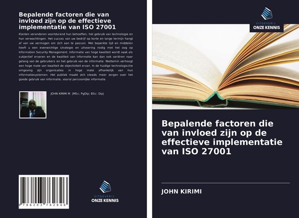 Produktbild: Bepalende factoren die van invloed zijn op de effectieve implementatie van ISO 27001