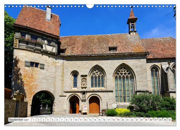 Produktbild: Rothenburg ob der Tauber. Sehensw&uuml;rdigkeiten. (Wandkalender 2027 DIN A3 quer), CALVENDO Monatskalender
