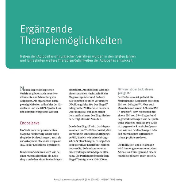 Produktbild: Gut essen Adipositas-OP