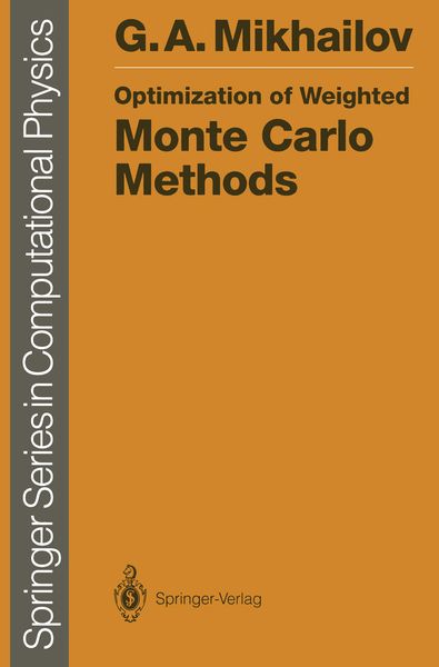 Produktbild: Optimization of Weighted Monte Carlo Methods