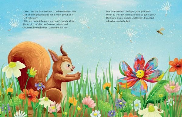 Produktbild: Die kleine Glitzerblume. Bilderbuch