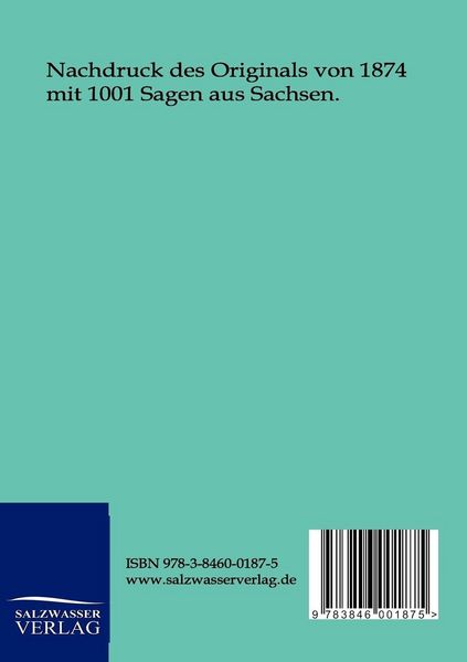 Produktbild: Der Sagenschatz des K&ouml;nigreichs Sachsen