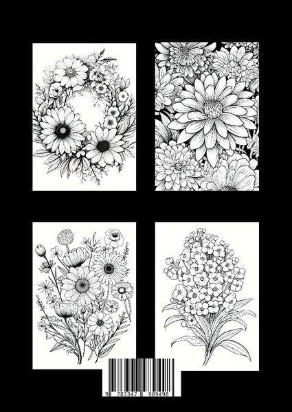 Produktbild: Malbuch Blumen