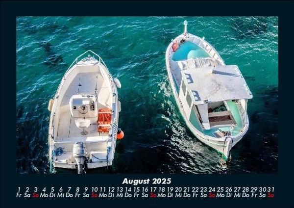 Produktbild: Boote 2025 Fotokalender DIN A5