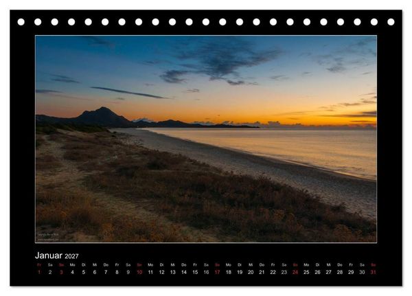 Produktbild: Die Trauminsel Sardinien (Tischkalender 2027 DIN A5 quer), CALVENDO Monatskalender
