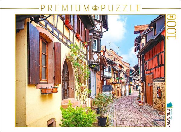 Produktbild: CALVENDO Puzzle Kopfsteingepflasterte Gassen | 1000 Teile Lege-Gr&ouml;&szlig;e 64x48cm Foto-Puzzle f&uuml;r gl&uuml;ckliche Stunden