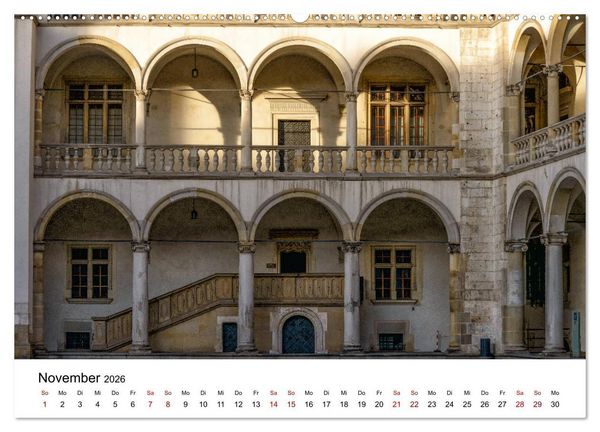 Produktbild: Krakau - die sch&ouml;nste Stadt Polens (hochwertiger Premium Wandkalender 2026 DIN A2 quer), Kunstdruck in Hochglanz