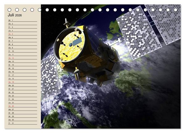 Produktbild: Raumfahrt und Weltall (Tischkalender 2026 DIN A5 quer), CALVENDO Monatskalender