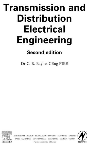 Produktbild: Transmission and Distribution Electrical Engineering