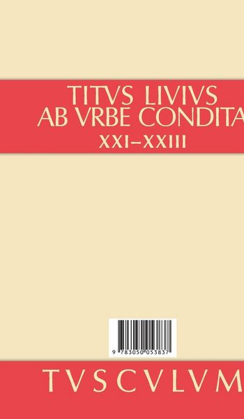 Produktbild: Titus Livius: R&ouml;mische Geschichte / Buch 21-23