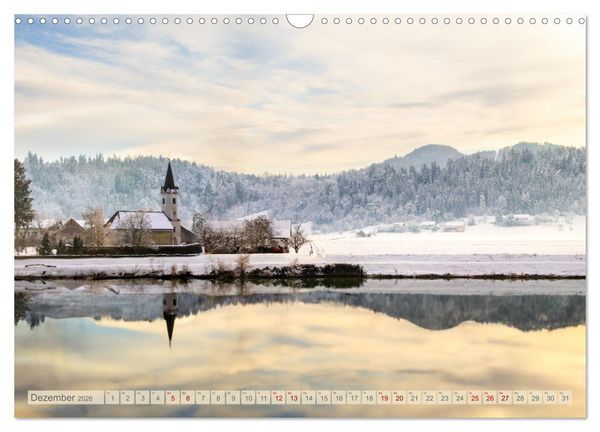 Produktbild: Slowenische Landschaften (Wandkalender 2026 DIN A3 quer), CALVENDO Monatskalender