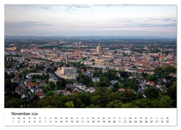 Produktbild: BIELEFELD aus der Vogelperspektive (Wandkalender 2026 DIN A2 quer), CALVENDO Monatskalender