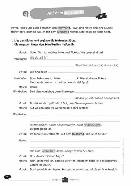 Produktbild: Dialoge im DaZ-Unterricht