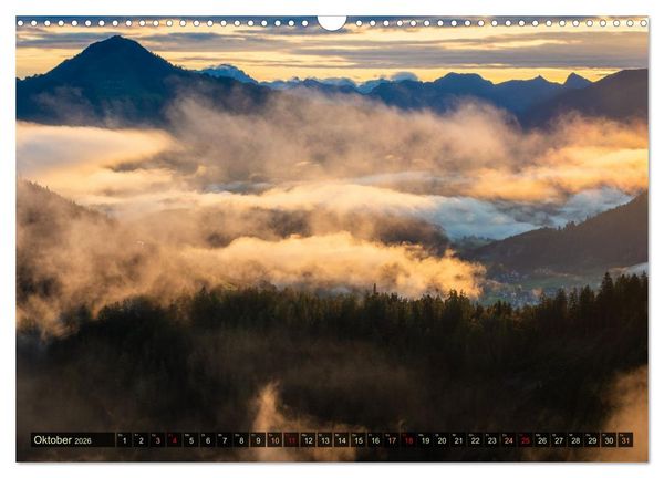 Produktbild: Malerische Alpen - Fesselnde Landschaften (Wandkalender 2026 DIN A3 quer), CALVENDO Monatskalender