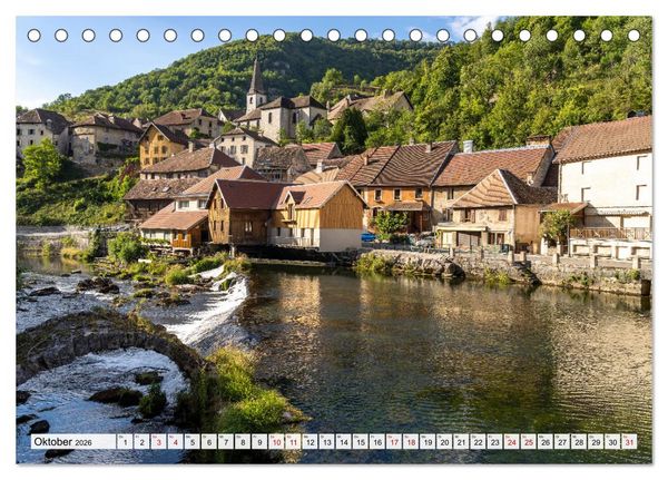 Produktbild: Frankreich - Franche-Comt&eacute; (Tischkalender 2026 DIN A5 quer), CALVENDO Monatskalender