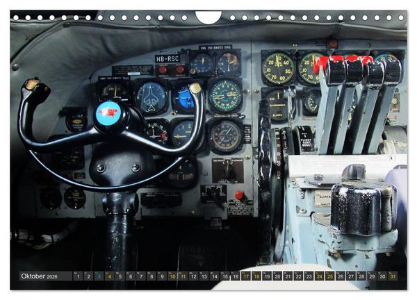 Produktbild: Lockheed Super Constellation HB-RSC (Wandkalender 2026 DIN A4 quer), CALVENDO Monatskalender
