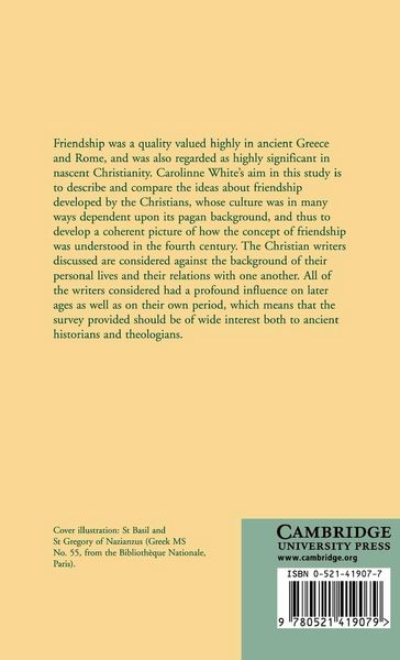 Produktbild: Christian Friendship in the Fourth Century