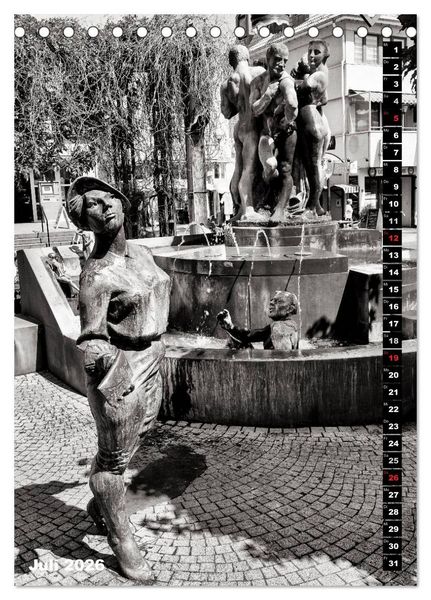 Produktbild: Ein Blick auf Bad Wildungen (Tischkalender 2026 DIN A5 hoch), CALVENDO Monatskalender