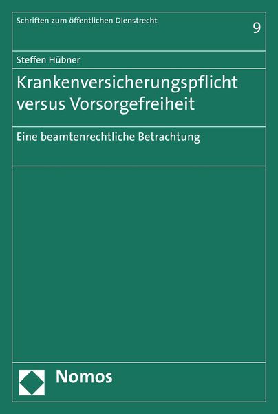 Produktbild: Krankenversicherungspflicht versus Vorsorgefreiheit