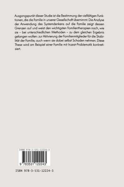 Produktbild: Die Familie in der Familientherapie