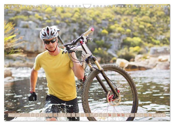 Produktbild: Mountainbike - Über Stock und Stein: Edition Funsport (Wandkalender 2025 DIN A3 quer), CALVENDO Monatskalender