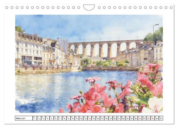 Produktbild: Highlights der Bretagne (Wandkalender 2027 DIN A4 quer), CALVENDO Monatskalender