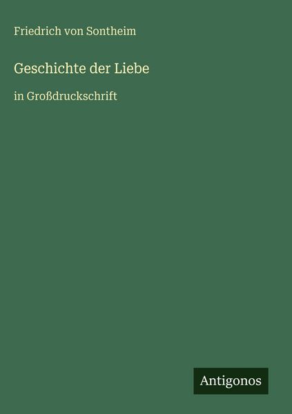 Produktbild: Geschichte der Liebe