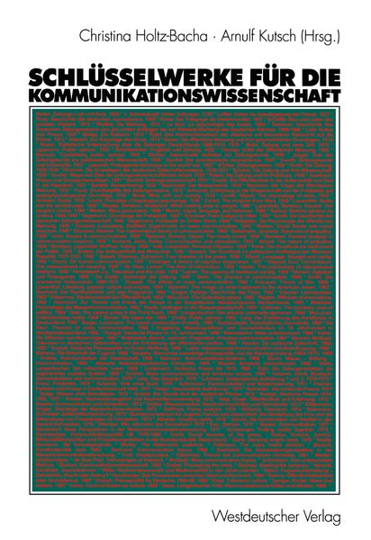 Produktbild: Schl&uuml;sselwerke f&uuml;r die Kommunikationswissenschaft