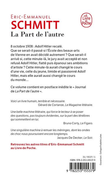 Produktbild: La Part de l' autre
