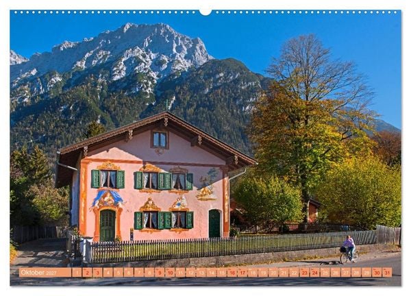 Produktbild: Mittenwald - Perle des Werdenfelser Landes (Wandkalender 2027 DIN A2 quer), CALVENDO Monatskalender