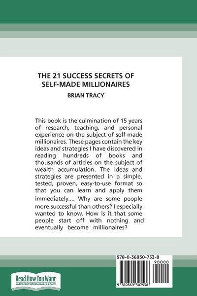 Produktbild: The 21 Success Secrets of Self-Made Millionaires