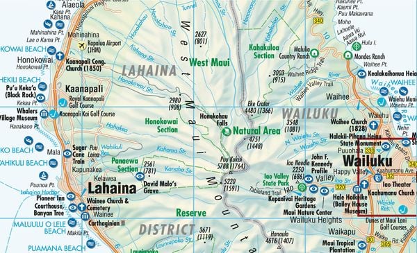 Produktbild: Hawaiian Islands 1 : 200 000 / 1 : 400 000