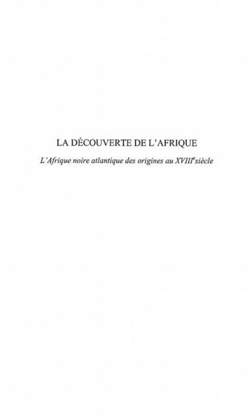 Produktbild: Decouverte de l'afrique