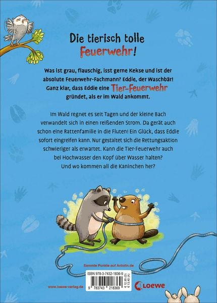 Produktbild: Die Tier-Feuerwehr (Band 2) - Eine klitschnasse Rettungsaktion