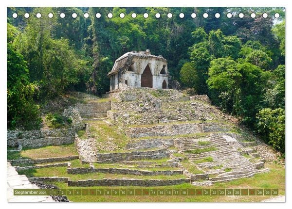 Produktbild: Geheimnisvolle Orte Yucat&aacute;n (Tischkalender 2026 DIN A5 quer), CALVENDO Monatskalender