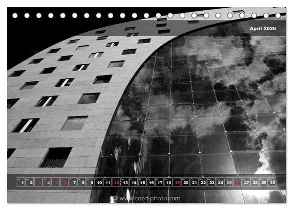 Produktbild: Architektur: Geometrie des Lichts (Tischkalender 2026 DIN A5 quer), CALVENDO Monatskalender