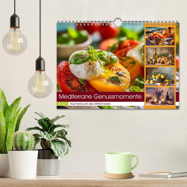 Produktbild: Mediterrane Genussmomente (Wandkalender 2027 DIN A4 quer), CALVENDO Monatskalender