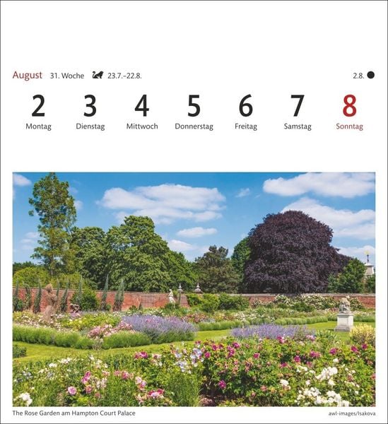 Produktbild: London Sehnsuchtskalender 2027 - Wochenkalender mit 53 Postkarten