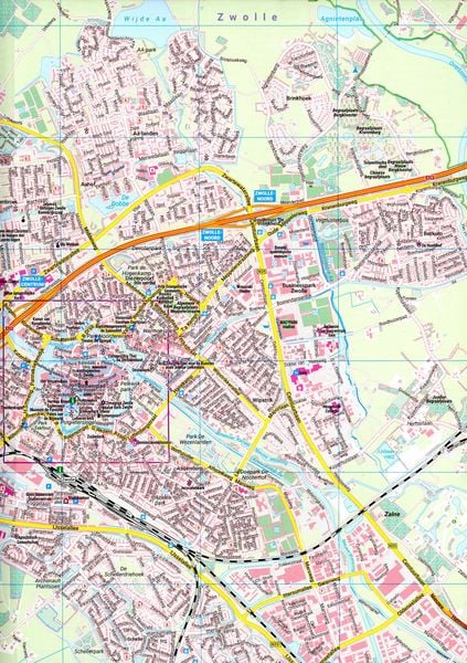Produktbild: Zwolle, Stadtplan 1:20.000, freytag & berndt