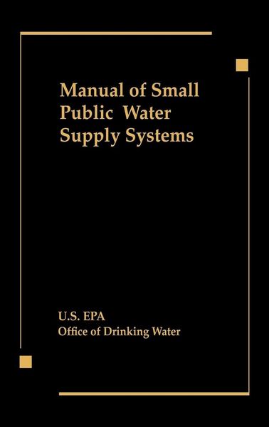 Produktbild: Manual of Small Public Water Supply Systems