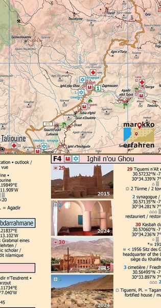 Produktbild: L12: Taliouine - Aoulouz - Askoun - Agadir Melloul - Jbel Sirwa + GPS-Waypoints