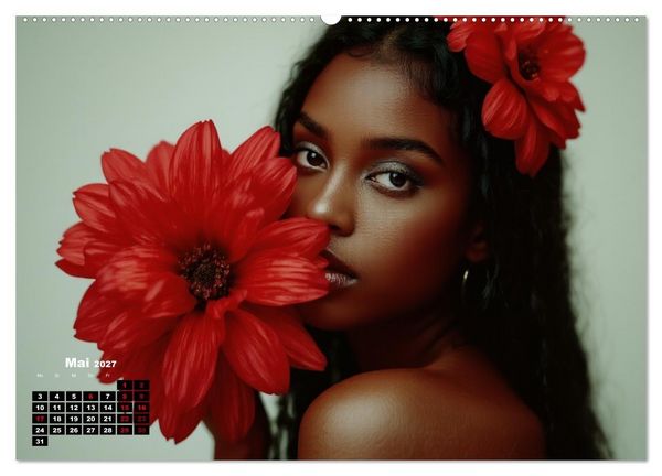 Produktbild: Florale Anmut (Wandkalender 2027 DIN A2 quer), CALVENDO Monatskalender