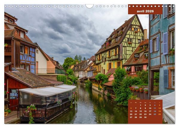 Produktbild: Colmar en Couleurs (Calendrier mural 2026 DIN A3 vertical), CALVENDO calendrier mensuel