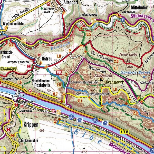 Produktbild: Wanderkarte Tschechien Broumovsko, Adrspach 1 : 40 000