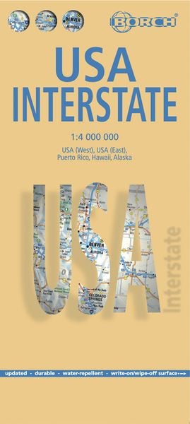 Produktbild: USA Interstate, Borch Map