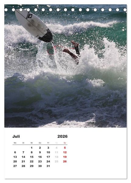 Produktbild: Abenteuer Wasser (Tischkalender 2026 DIN A5 hoch), CALVENDO Monatskalender