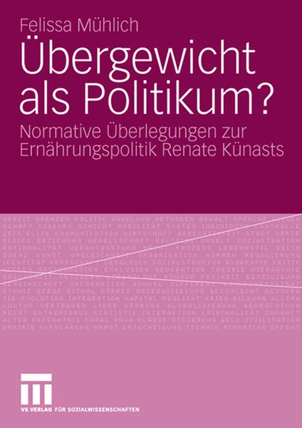 Produktbild: &Uuml;bergewicht als Politikum?