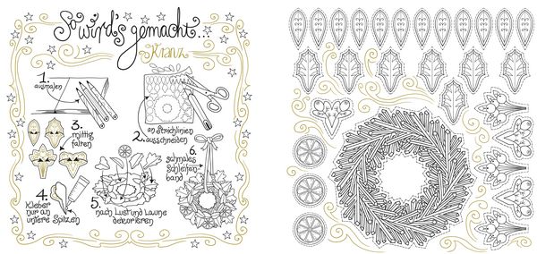 Produktbild: Colorful Christmas - Der goldene Adventskalender zum Ausmalen