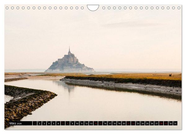 Produktbild: Frankreich - Traumstr&auml;nde & Felsenk&uuml;sten (Wandkalender 2026 DIN A4 quer), CALVENDO Monatskalender
